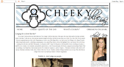 Desktop Screenshot of cheekyinblue.com