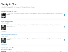 Tablet Screenshot of cheekyinblue.com